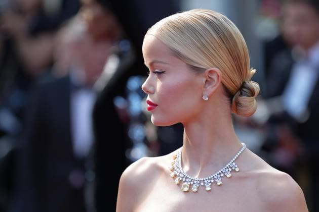 Frida Aasen CELEBRITES : 76 eme festival de Cannes - Red Carpet du film Â« La Passion de Dodin Bouffant (The Pot-au-Feu Â» - Cannes - 24 05 2023 NorbertScanella Panoramic 