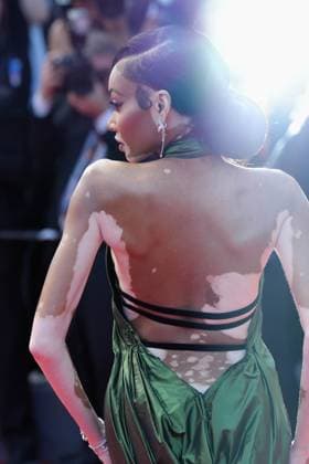 Winnie Harlow CELEBRITES : 76 eme festival de Cannes - Red Carpet du film Â« La Passion de Dodin Bouffant (The Pot-au-Feu Â» - Cannes - 24 05 2023 NorbertScanella Panoramic 