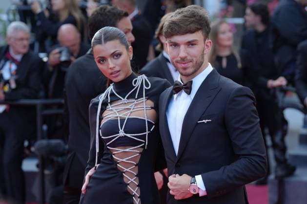 Kika Gomes - Pierre Gasly CELEBRITES : 76 eme festival de Cannes - Red Carpet du film Â« La Passion de Dodin Bouffant (The Pot-au-Feu Â» - Cannes - 24 05 2023 NorbertScanella Panoramic 