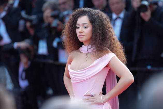 LÃ na Mahfouf (LÃ na Situation) CELEBRITES : 76 eme festival de Cannes - Red Carpet du film Â« La Passion de Dodin Bouffant (The Pot-au-Feu Â» - Cannes - 24 05 2023 NorbertScanella Panoramic 