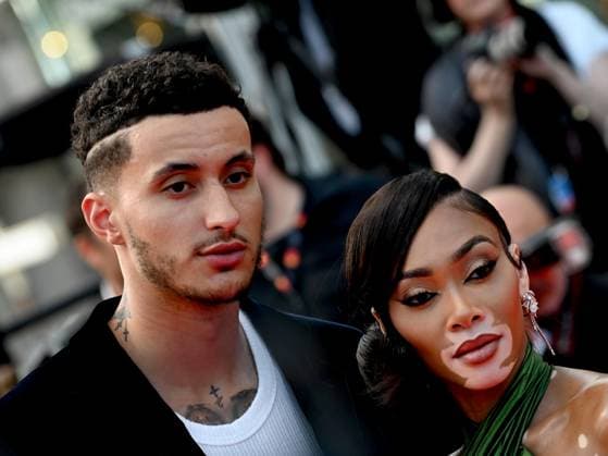 76th Cannes Film Festival 2023, evening 9 - Red Carpet film La Passion De Dodin Bouffant Pictured Winnie Harlow, Kyle Kuzma  Copyright: xManuelexMangiarottix xipa-agencyx xPoolxPhotoxEventsx01x IPA_IPA38196713