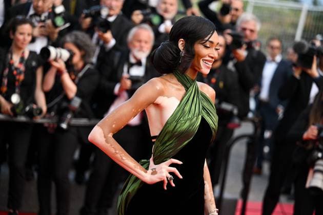 76e Festival International du film de Cannes. montee du film La Passion de Dodin Bouffant - 76th International Cannes Film Festival. red carpet of La Passion de Dodin Bouffant - Winnie Harlow 292563 2023-05-24  Copyright: xLionelxGuericolas MPPx STAR_292563_083