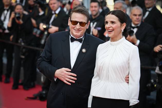 76e Festival International du film de Cannes. montee du film La Passion de Dodin Bouffant - 76th International Cannes Film Festival. red carpet of La Passion de Dodin Bouffant - Benoit Magimel , Juliette Binoche 292563 2023-05-24  Copyright: xLionelxGuericolas MPPx STAR_292563_159