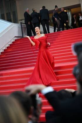 76e Festival International du film de Cannes. montee du film La Passion de Dodin Bouffant - 76th International Cannes Film Festival. red carpet of La Passion de Dodin Bouffant - Petra Nmcova 292563 2023-05-24  Copyright: xLionelxGuericolas MPPx STAR_292563_188