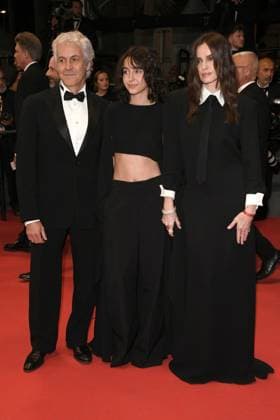 76th Cannes Film Festival 2023, Red carpet film The sun of the future . Pictured: Kasia Smitniak, Sophia Taricone, Domenico Procacci  Copyright: xAlbertoxTerenghi PoolxPhotoxEvenx xPoolxPhotoxEventsx01x IPA_IPA38197363