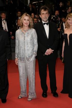 76th Cannes Film Festival 2023, Red carpet film The sun of the future . Pictured: Nanni Moretti, Margherita Buy  Copyright: xAlbertoxTerenghi PoolxPhotoxEvenx xPoolxPhotoxEventsx01x IPA_IPA38197696
