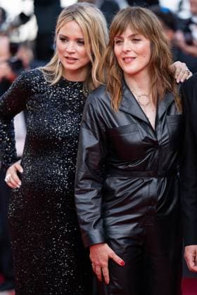76e Festival International du Film de Cannes. MontÃ e des marches du film La Passion de Dodin Bouffant. 76th International Cannes Film Festival. Red Carpet 292562 2023-05-24 Cannes France Efira, Virginie; Donzelli, Valerie  Copyright: xEstellexCarlierx xStarfacex STAR_292562_030