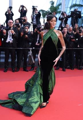 May 23, 2023, CANNES, FRANCE: Winnie Harlow attends the La Passion De Dodin Bouffant red carpet during the 76th annual Cannes film festival at Palais des Festivals on May 24, 2023 in Cannes, France. CANNES FRANCE - ZUMAs181 20230523_zea_s181_128 Copyright: xDGPx