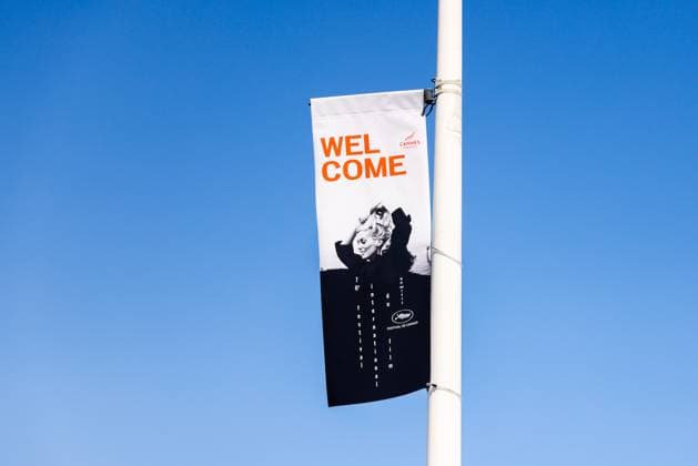 Daily Life In Cannes, France A banner of the 76th annual Cannes film festival is seen in Cannes, France on May 24, 2023. Krakow Poland  Copyright: xBeataxZawrzelx originalFilename: zawrzel-dailylif230524_npSO3.jpg