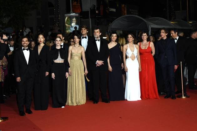 76th Cannes Film Festival 2023, Red Carpet Film . Pictured Il Sol Dell Avvenire . Pictured Cast  Copyright: xSimonexComix xipa-agency.netx xPoolxPhotoxEventsx01x IPA_IPA38198269