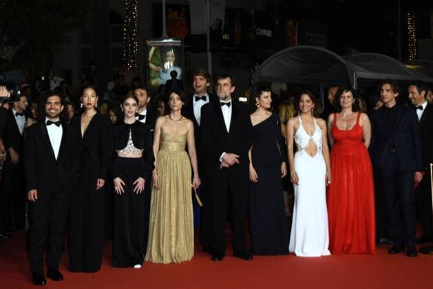 76th Cannes Film Festival 2023, Red Carpet Film . Pictured Il Sol Dell Avvenire . Pictured Cast  Copyright: xSimonexComix xipa-agency.netx xPoolxPhotoxEventsx01x IPA_IPA38198276