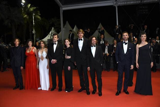 76th Cannes Film Festival 2023, Red Carpet Film . Pictured Il Sol Dell Avvenire . Pictured Cast  Copyright: xSimonexComix xipa-agency.netx xPoolxPhotoxEventsx01x IPA_IPA38198372
