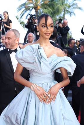 May 25, 2023, CANNES, FRANCE: Jourdan Dunn attends the La Passion De Dodin Bouffant red carpet during the 76th annual Cannes film festival at Palais des Festivals on May 24, 2023 in Cannes, France. CANNES FRANCE - ZUMAs181 20230525_zea_s181_051 Copyright: xDGPx