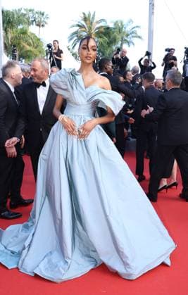 May 25, 2023, CANNES, FRANCE: Jourdan Dunn attends the La Passion De Dodin Bouffant red carpet during the 76th annual Cannes film festival at Palais des Festivals on May 24, 2023 in Cannes, France. CANNES FRANCE - ZUMAs181 20230525_zea_s181_052 Copyright: xDGPx
