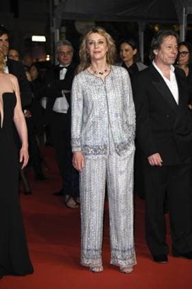 76th Cannes Film Festival 2023, Red Carpet Film . Pictured Il Sol Dell Avvenire . Pictured Margherita Buy  Copyright: xSimonexComix xipa-agency.netx xPoolxPhotoxEventsx01x IPA_IPA38198495