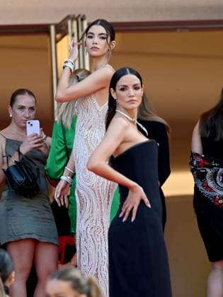76th Cannes Film Festival 2023, evening 9 - Red Carpet film La Passion De Dodin Bouffant Pictured Sofia Raising and Cindy Mello  Copyright: xManuelexMangiarottix xipa-agencyx xPoolxPhotoxEventsx01x IPA_IPA38199977