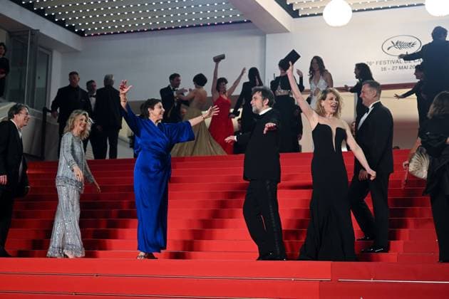 76e Festival International du Film de Cannes. MontÃ e des marches du film Vers un avenir radieux 292577 2023-05-24 Cannes France Moretti, Nanni  Copyright: xLionelxGuericolas MPPx STAR_292577_043