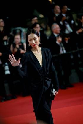 76e Festival International du Film de Cannes. MontÃ e des marches du film Vers un avenir radieux 292577 2023-05-24 Cannes France Hyung-seo, Kim (BIBI Naked bibi )  Copyright: xLionelxGuericolas MPPx STAR_292577_061