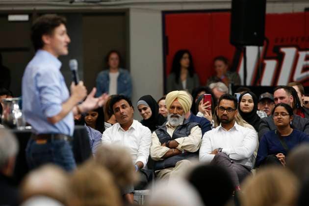 May 24, 2023, WINNIPEG, MANITOBA, CANADA: Prime Minister Justin Trudeau speaks at a town hall meeting at the University of Winnipeg in Winnipeg, Wednesday, May 24, 2023. WINNIPEG CANADA  - ZUMAc35_ 20230524_zaf_c35_142 Copyright: xJohnxWoodsx
