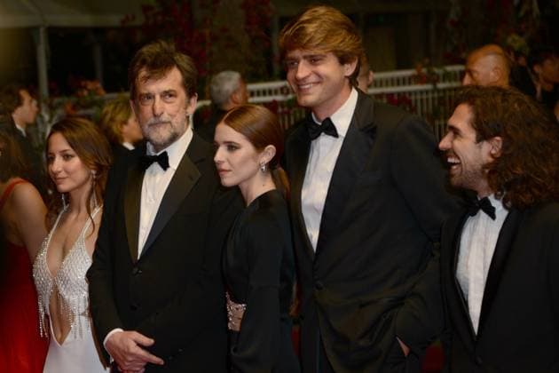 May 24, 2023, CANNES, France: CANNES, FRANCE - MAY 24: Director Nanni Moretti, Margherita Buy, Mathieu Amalric, Federica Pontremoli, Teco Celio and Paolo Del Brocco attends the Il Sol Dell Avvenire (A Brighter Tomorrow) red carpet during the 76th annual Cannes film festival at Palais des Festivals on May 24, 2023 in Cannes, France. CANNES France - ZUMAi09_ 20230524_zaf_i09_027 Copyright: xFrederickxInjimbertx