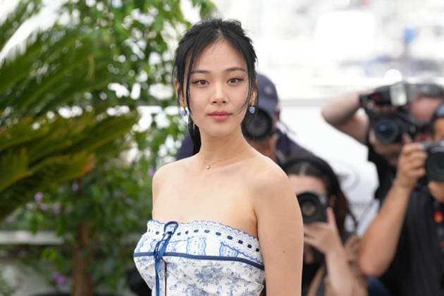 Hyoung Seo Kim CELEBRITES : 76 eme festival de Cannes - Photocall du film Â« Hwa-Ran (Hopeless) Â» - Cannes - 25 05 2023 NorbertScanella Panoramic 