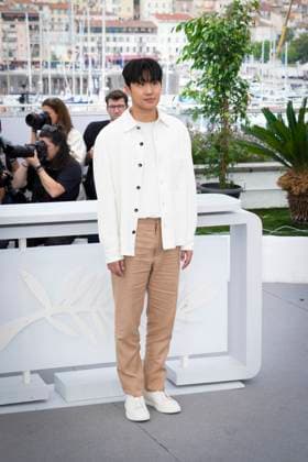 IPP Photo Daniele Cifala™ Cannes 25 05 2023 Hwa Ran Hopeless Photocall The 76th Annual Cannes Film Festival in the photo Xa Bin Hong Italy Photo Press World Copyright  0