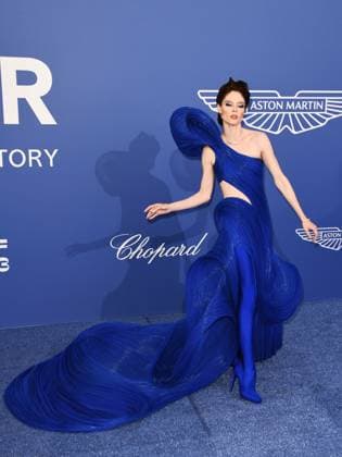 Cap D Antibes , amfAR Gala Cannes 2023 Sponsored by Aston Martin - Pictured: Coco Rocha  Copyright: xSimonexComix xipa-agency.netx xPoolxPhotoxEventsx01x IPA_IPA38216819