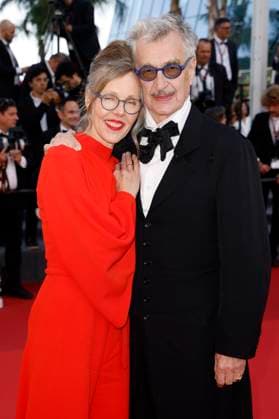 Wim Wenders with wife Donata at the premiere of the feature film Perfect Days at the Festival de Cannes 2023 76 Cannes International Film Festival at the Palais des Festivals Cannes, 25 05 2023. Foto:xS.xGabschx xFuturexImage