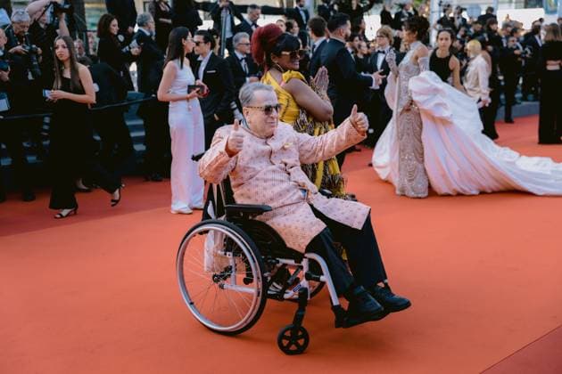 76e Festival International du Film de Cannes. MontÃ e des marches du film L ete dernier . 76th International cannes Film Festival. Red carpet 292623 2023-05-25 Cannes France Sulitzer, Paul-Loup  Copyright: xTerencexBaelenx STAR_292623_001