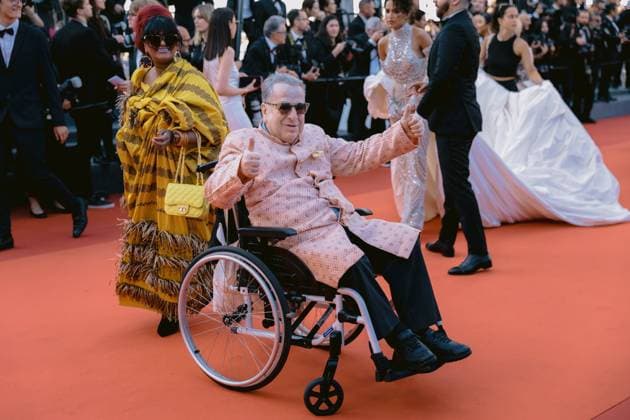 76e Festival International du Film de Cannes. MontÃ e des marches du film L ete dernier . 76th International cannes Film Festival. Red carpet 292623 2023-05-25 Cannes France Sulitzer, Paul-Loup  Copyright: xTerencexBaelenx STAR_292623_002