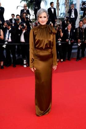 Andie MacDowell at the premiere of the feature film L Ã tÃ dernier Last Summer at the Festival de Cannes 2023 76 Cannes International Film Festival at the Palais des Festivals Cannes, 25 05 2023. Foto:xS.xGabschx xFuturexImage