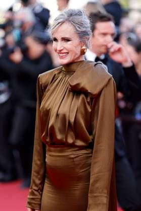 Andie MacDowell at the premiere of the feature film L Ã tÃ dernier Last Summer at the Festival de Cannes 2023 76 Cannes International Film Festival at the Palais des Festivals Cannes, 25 05 2023. Foto:xS.xGabschx xFuturexImage