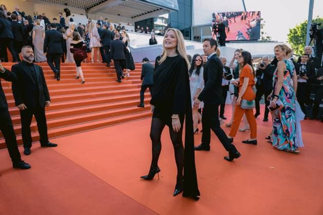 76e Festival International du Film de Cannes. MontÃ e des marches du film L ete dernier . 76th International cannes Film Festival. Red carpet 292623 2023-05-25 Cannes France Efira, Virginie  Copyright: xTerencexBaelenx STAR_292623_008