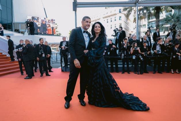 76e Festival International du Film de Cannes. MontÃ e des marches du film L ete dernier . 76th International cannes Film Festival. Red carpet 292623 2023-05-25 Cannes France Touzani, Maryam  Copyright: xTerencexBaelenx STAR_292623_009