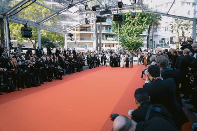 76e Festival International du Film de Cannes. MontÃ e des marches du film L ete dernier . 76th International cannes Film Festival. Red carpet 292623 2023-05-25 Cannes France Breillat, Catherine; Drucker, LÃ a  Copyright: xTerencexBaelenx STAR_292623_010