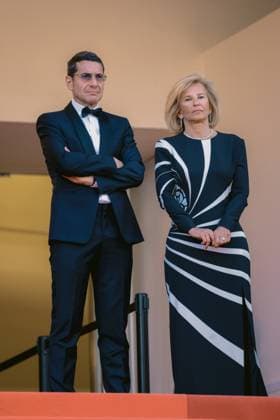 76e Festival International du Film de Cannes. MontÃ e des marches du film L ete dernier . 76th International cannes Film Festival. Red carpet 292623 2023-05-25 Cannes France Knobloch, Iris; Lisnard, David  Copyright: xTerencexBaelenx STAR_292623_057