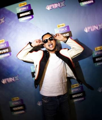 AMSTERDAM - Ronnie Flex on the red carpet prior to the presentation of the tenth edition of the FunX Music Awards. ANP RAMON VAN FLYMEN netherlands out - belgium out  Copyright: xx x470188403x originalFilename: 470188403.jpg