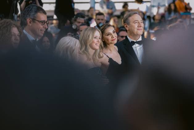 76e Festival International du Film de Cannes. MontÃ e des marches du film L ete dernier . 76th International cannes Film Festival. Red carpet 292623 2023-05-25 Cannes France Drucker, LÃ a; Rabourdin, Olivier; Princesse Clotilde de Venise - Courau (Savoie)  Copyright: xTerencexBaelenx STAR_292623_063