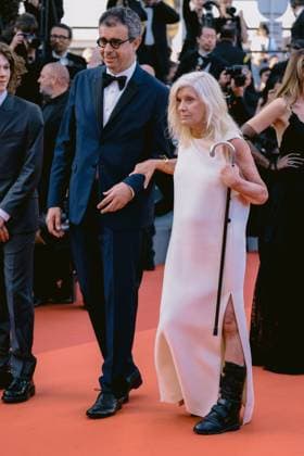 76e Festival International du Film de Cannes. MontÃ e des marches du film L ete dernier . 76th International cannes Film Festival. Red carpet 292623 2023-05-25 Cannes France Breillat, Catherine  Copyright: xTerencexBaelenx STAR_292623_065