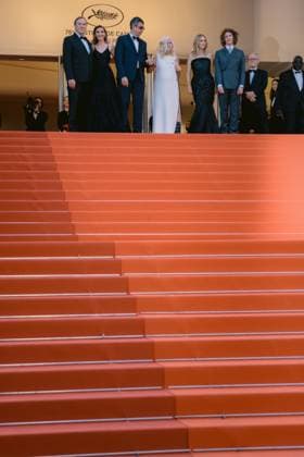76e Festival International du Film de Cannes. MontÃ e des marches du film L ete dernier . 76th International cannes Film Festival. Red carpet 292623 2023-05-25 Cannes France Breillat, Catherine; Drucker, LÃ a; Kircher, Samuel  Copyright: xTerencexBaelenx STAR_292623_071