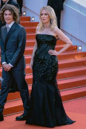 76e Festival International du Film de Cannes. MontÃ e des marches du film L ete dernier . 76th International cannes Film Festival. Red carpet 292623 2023-05-25 Cannes France Drucker, LÃ a; Kircher, Samuel  Copyright: xTerencexBaelenx STAR_292623_076