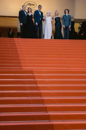 76e Festival International du Film de Cannes. MontÃ e des marches du film L ete dernier . 76th International cannes Film Festival. Red carpet 292623 2023-05-25 Cannes France Breillat, Catherine; Drucker, LÃ a; Kircher, Samuel; Rabourdin, Olivier; Princesse Clotilde de Venise - Courau (Savoie)  Copyright: xTerencexBaelenx STAR_292623_082