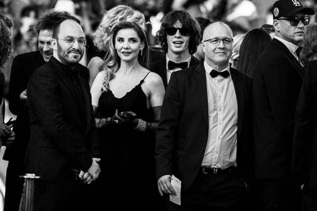 76e Festival International du Film de Cannes. MontÃ e des marches du film L ete dernier . 76th International cannes Film Festival. Red carpet 292626 2023-05-25 Cannes France Princesse Clotilde de Venise - Courau (Savoie); Kircher, Paul  Copyright: xEstellexCarlierx xStarfacex STAR_292626_024