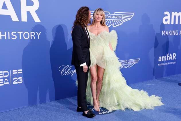 Tom Kaulitz with wife Heidi Klum at the 29 amfAR Gala Cannes during the Festival de Cannes 2023 76 Cannes International Film Festival at HÃ tel du Cap Eden Roc Antibes, 25 05 2023 Foto:xD.xBedrosianx xFuturexImage