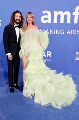 Tom Kaulitz with wife Heidi Klum at the 29 amfAR Gala Cannes during the Festival de Cannes 2023 76 Cannes International Film Festival at HÃ tel du Cap Eden Roc Antibes, 25 05 2023 Foto:xD.xBedrosianx xFuturexImage