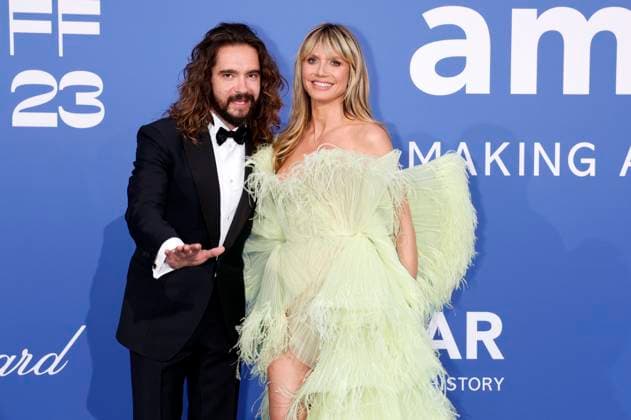 Tom Kaulitz with wife Heidi Klum at the 29 amfAR Gala Cannes during the Festival de Cannes 2023 76 Cannes International Film Festival at HÃ tel du Cap Eden Roc Antibes, 25 05 2023 Foto:xD.xBedrosianx xFuturexImage