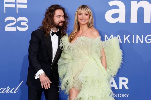 Tom Kaulitz with wife Heidi Klum at the 29 amfAR Gala Cannes during the Festival de Cannes 2023 76 Cannes International Film Festival at HÃ tel du Cap Eden Roc Antibes, 25 05 2023 Foto:xD.xBedrosianx xFuturexImage