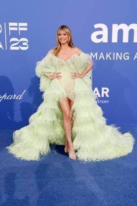 Heidi Klum at the 29 amfAR Gala Cannes as part of the Festival de Cannes 2023 76 Cannes International Film Festival at HÃ tel du Cap Eden Roc Antibes, 25 05 2023 Foto:xD.xBedrosianx xFuturexImage