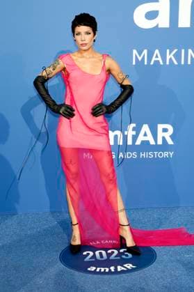 Halsey at the 29 amfAR Gala Cannes as part of the Festival de Cannes 2023 76 Cannes International Film Festival at the HÃ tel du Cap Eden Roc Antibes, 25 05 2023 Foto:xD.xBedrosianx xFuturexImage