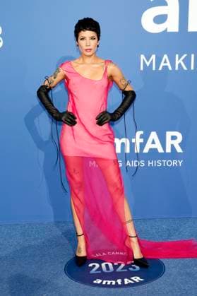 Halsey at the 29 amfAR Gala Cannes as part of the Festival de Cannes 2023 76 Cannes International Film Festival at the HÃ tel du Cap Eden Roc Antibes, 25 05 2023 Foto:xD.xBedrosianx xFuturexImage
